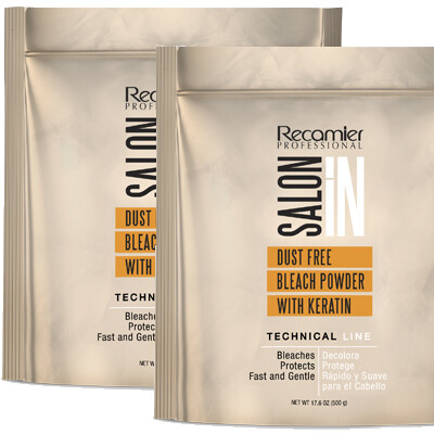Salon In - Dou Pack Dust Free Bleach Powder With Keratin