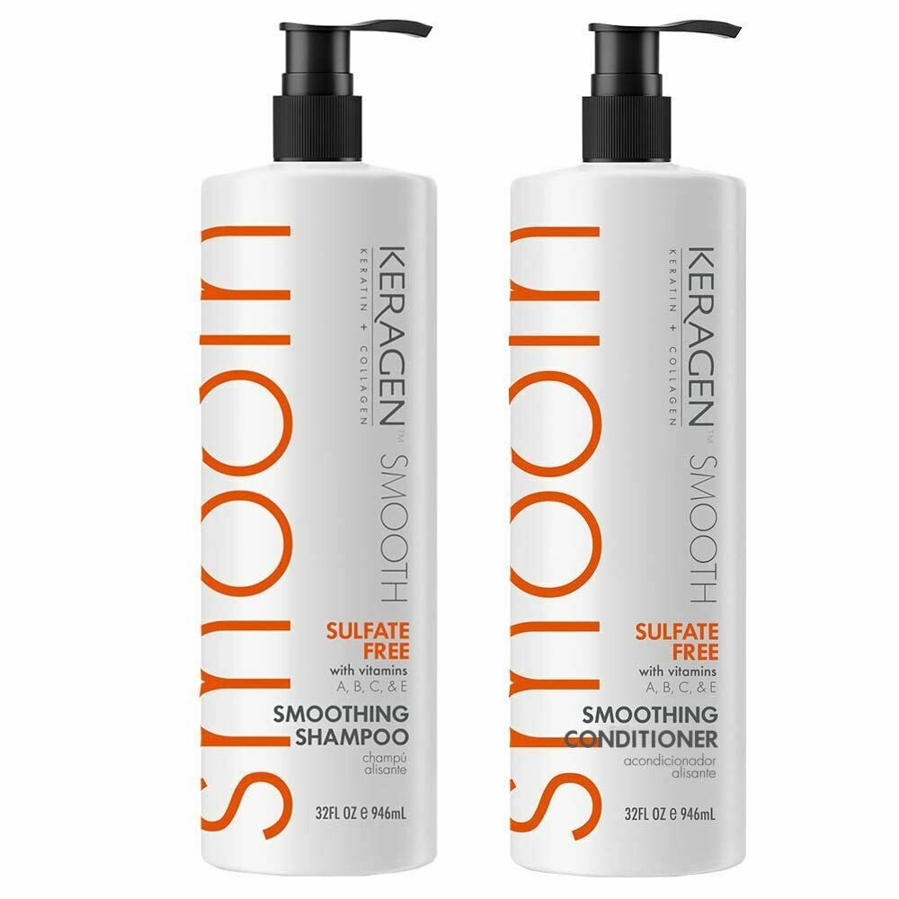 Keragen, Keratin Smoothing Shampoo & Conditioner 32 Oz Combo