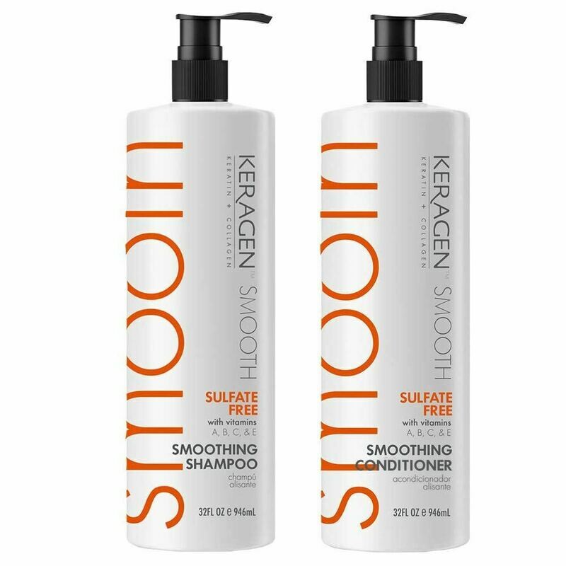 Keragen, Keratin Smoothing Shampoo & Conditioner 32 Oz Combo