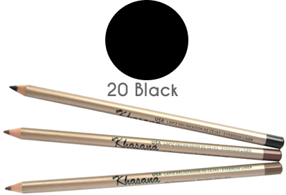 Khasana - Eyebrow Liners, Colour: 20 Black