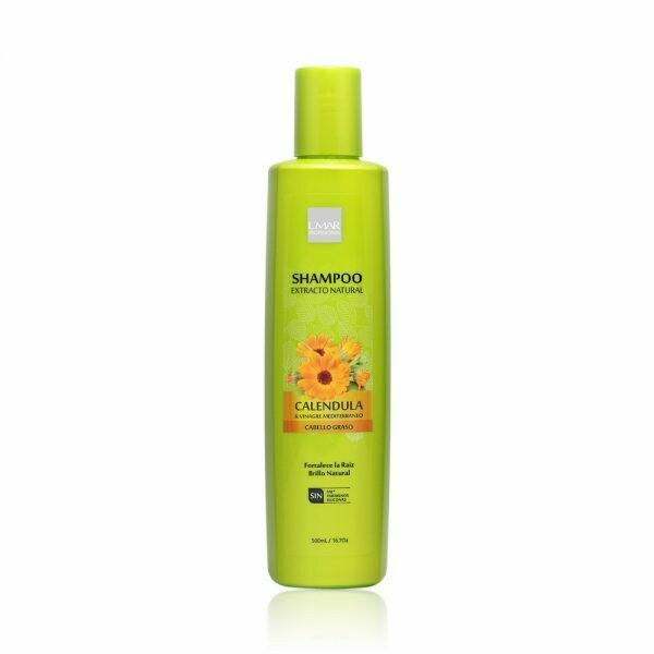 L´mar Professional Shampoo with Natural Extracts of Calendula and Mediterranean Vinegar
