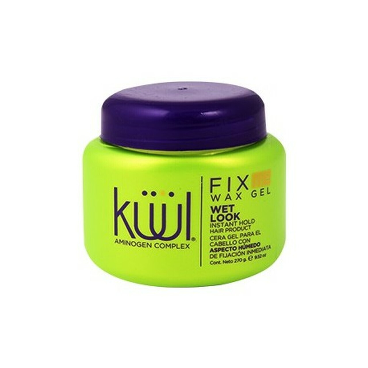 Küül Aminogen Complex Fix Me Wax Gel Wet Look Instant Hold 9.52 oz