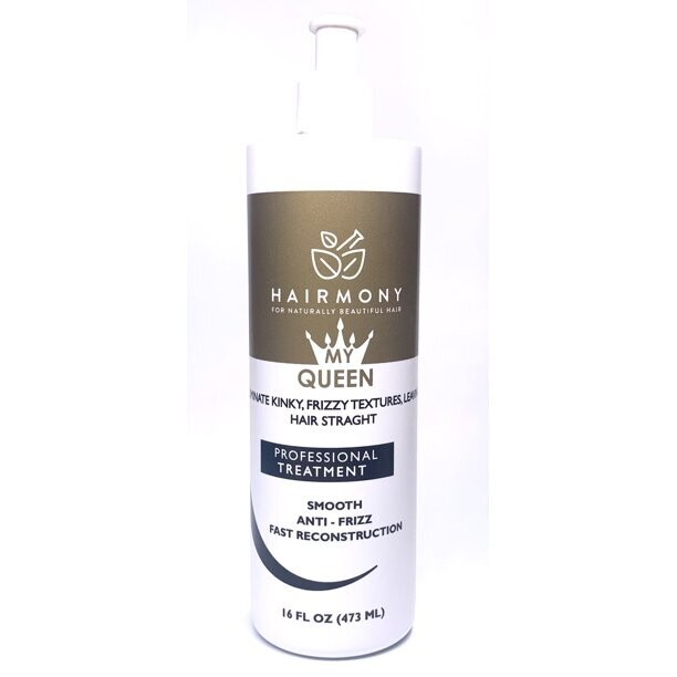 Hairmony My Queen Professional Hair Anti-Frizz Reconstruction Keratin Treatment 16 oz.