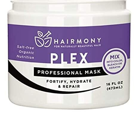 Hairmony Plex Professional Hair Fortifying and Repair Mask 16 Fl oz