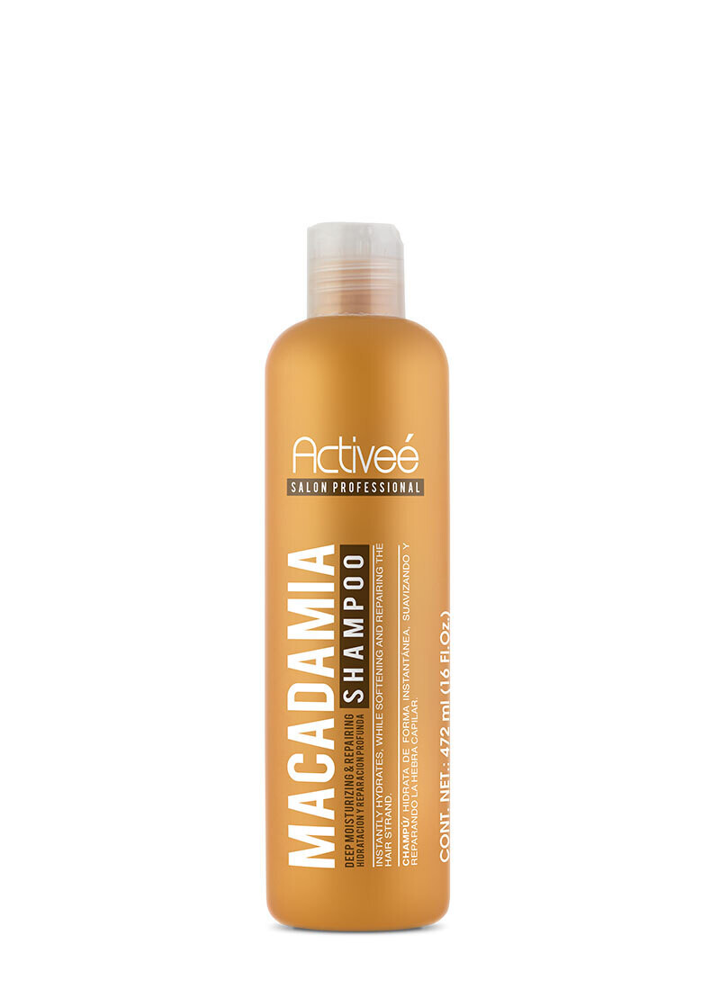 Activee Salon Professional Macadamia Shampoo & Conditioner, Type: Shampoo