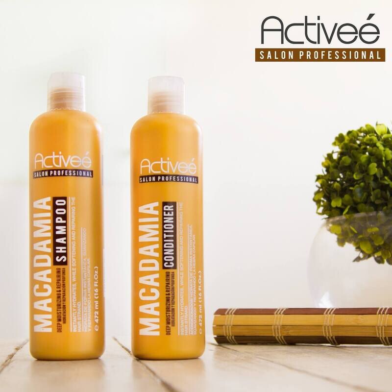 Activee Salon Professional Macadamia Shampoo & Conditioner