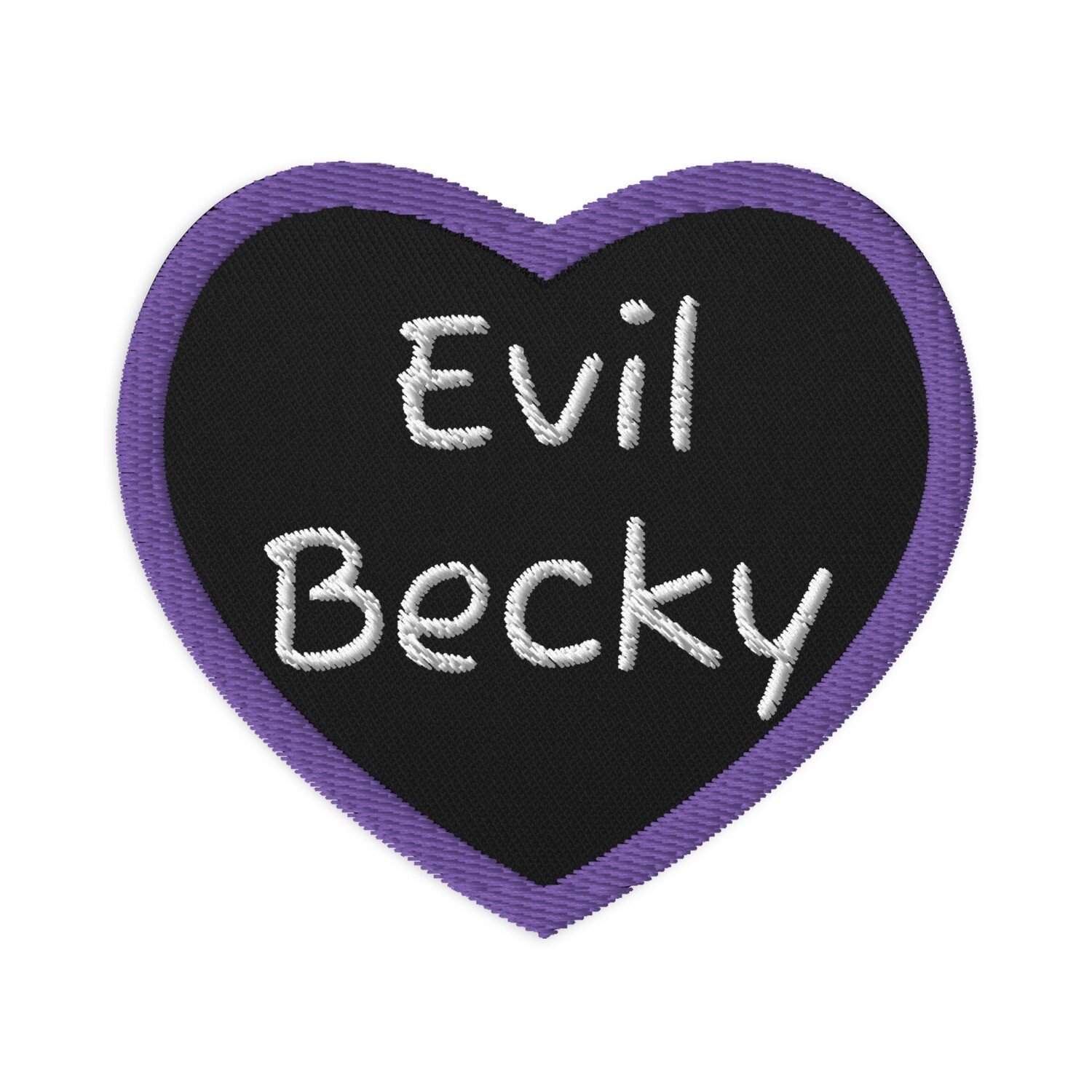 Evil Becky Heart Patch - 3.1″×2.8″