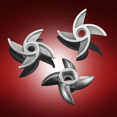 Set of 3 - Stainless Steel Cutting Blades - Turboforce II 4000 STX-TB2-BLADES