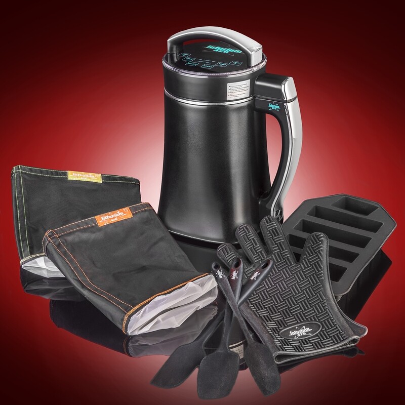 STX Infuzium Infused Butter-Oil-Tincture Maker Machine w/80 Magical Recipes - Complete Kit
