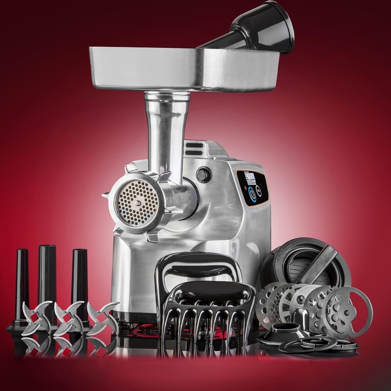 STX MAGNUM 1800 Platinum Edition Air Cooled Electric Meat Grinder