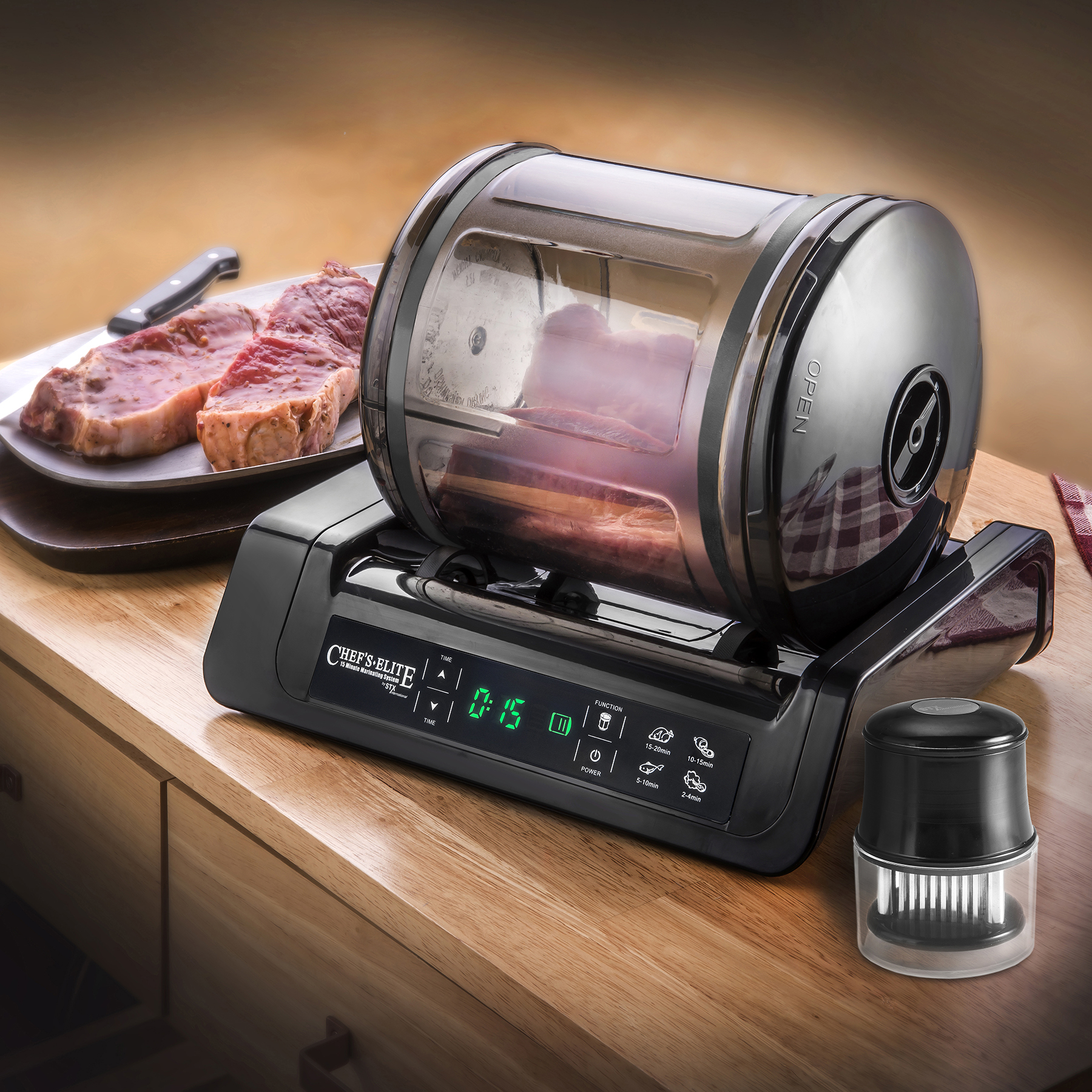 STX Chef's Elite 15 Minute Vacuum-Sealing &amp; Marinating System