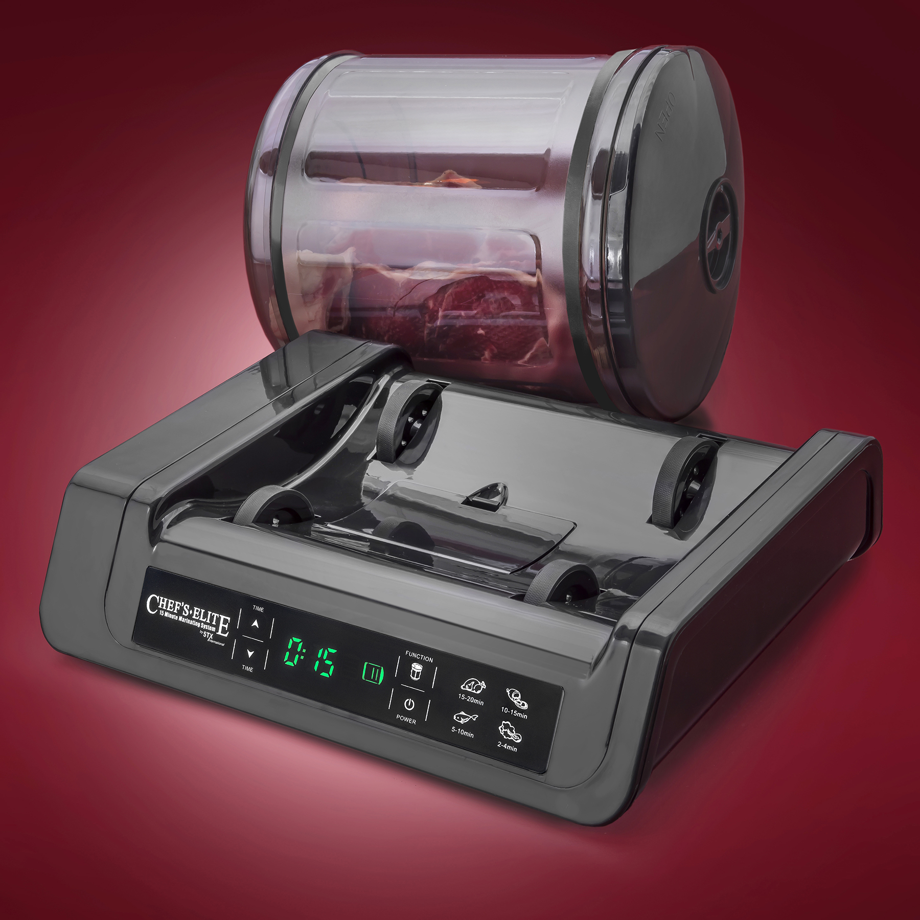 STX Chef's Elite 15 Minute Vacuum-Sealing &amp; Marinating System