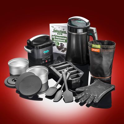 STX Infuzium Butter-Oil-Tincture Infuser - Complete Kit & STX Activation Decarboxylator Herbal Activator Two-In-One Combo Pack STX-ACTINZ-CKCMB