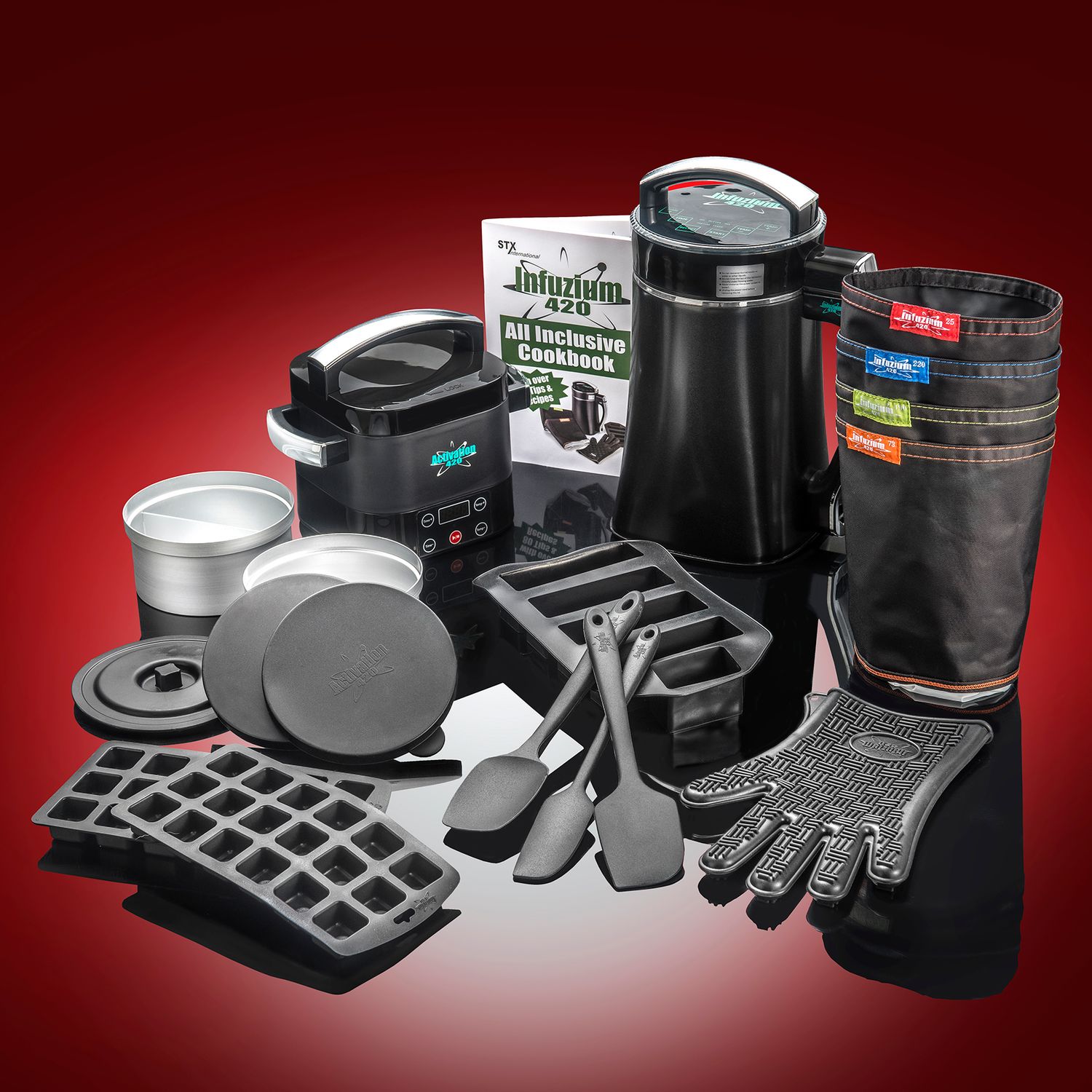 STX Infuzium Butter-Oil-Tincture Infuser - Bonus Pack &amp; STX Activation Decarboxylator Herbal Activator Two-In-One Combo Pack