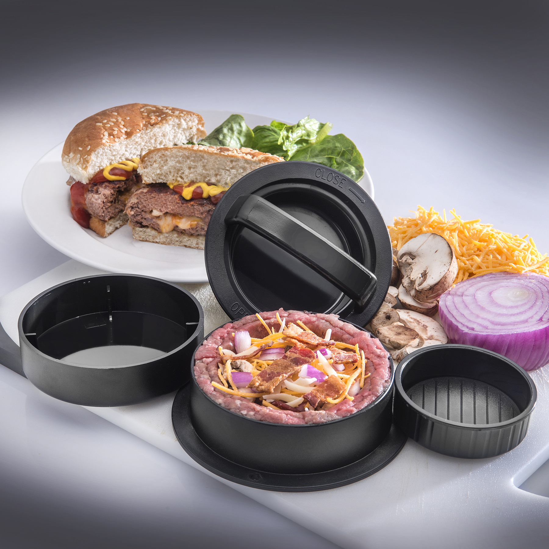 STX Turboforce II 4000 Series Electric Meat Grinder with Foot Pedal - Size #12 - BLACK