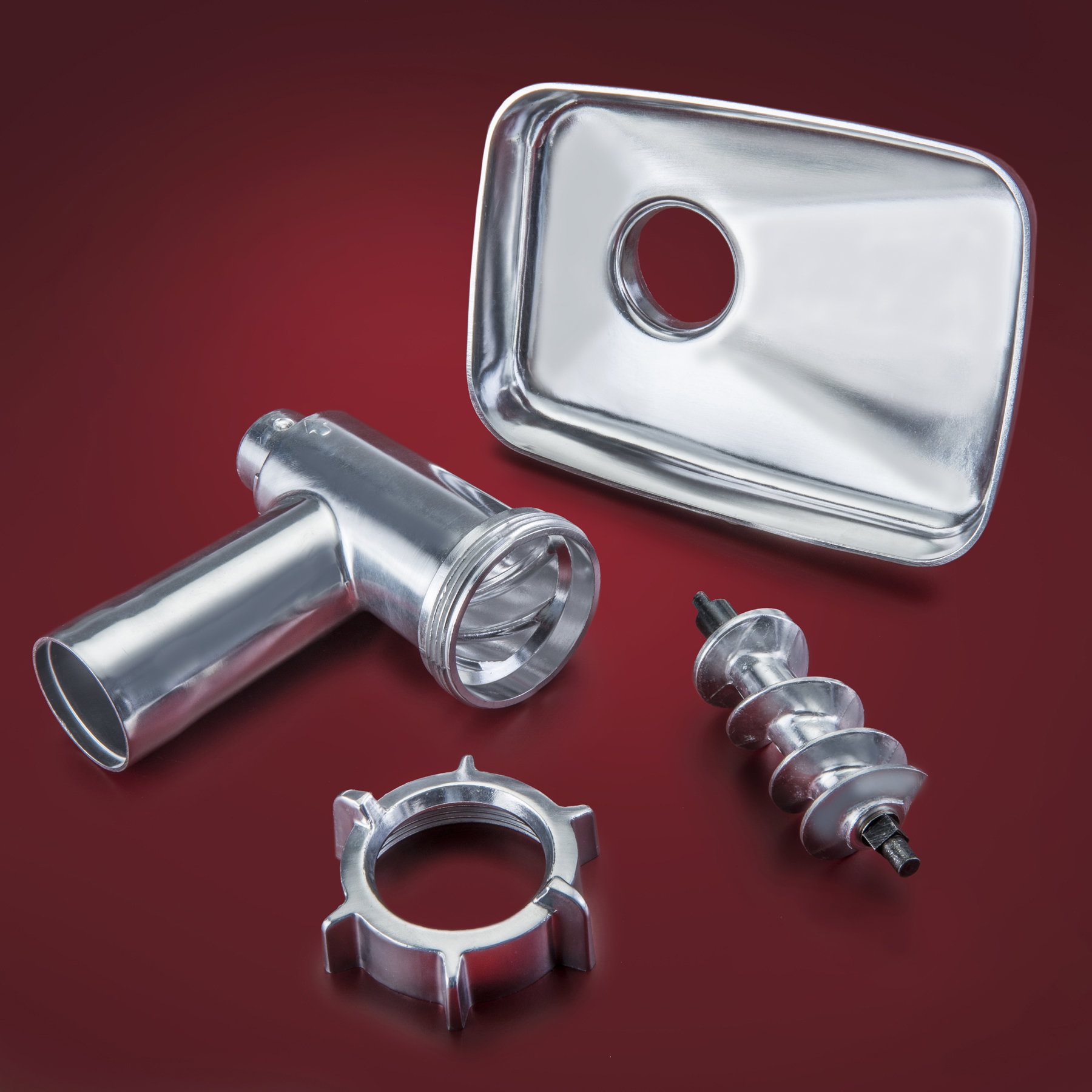 STX Turboforce II 4000 Series Electric Meat Grinder with Foot Pedal - Size #12 - BLACK