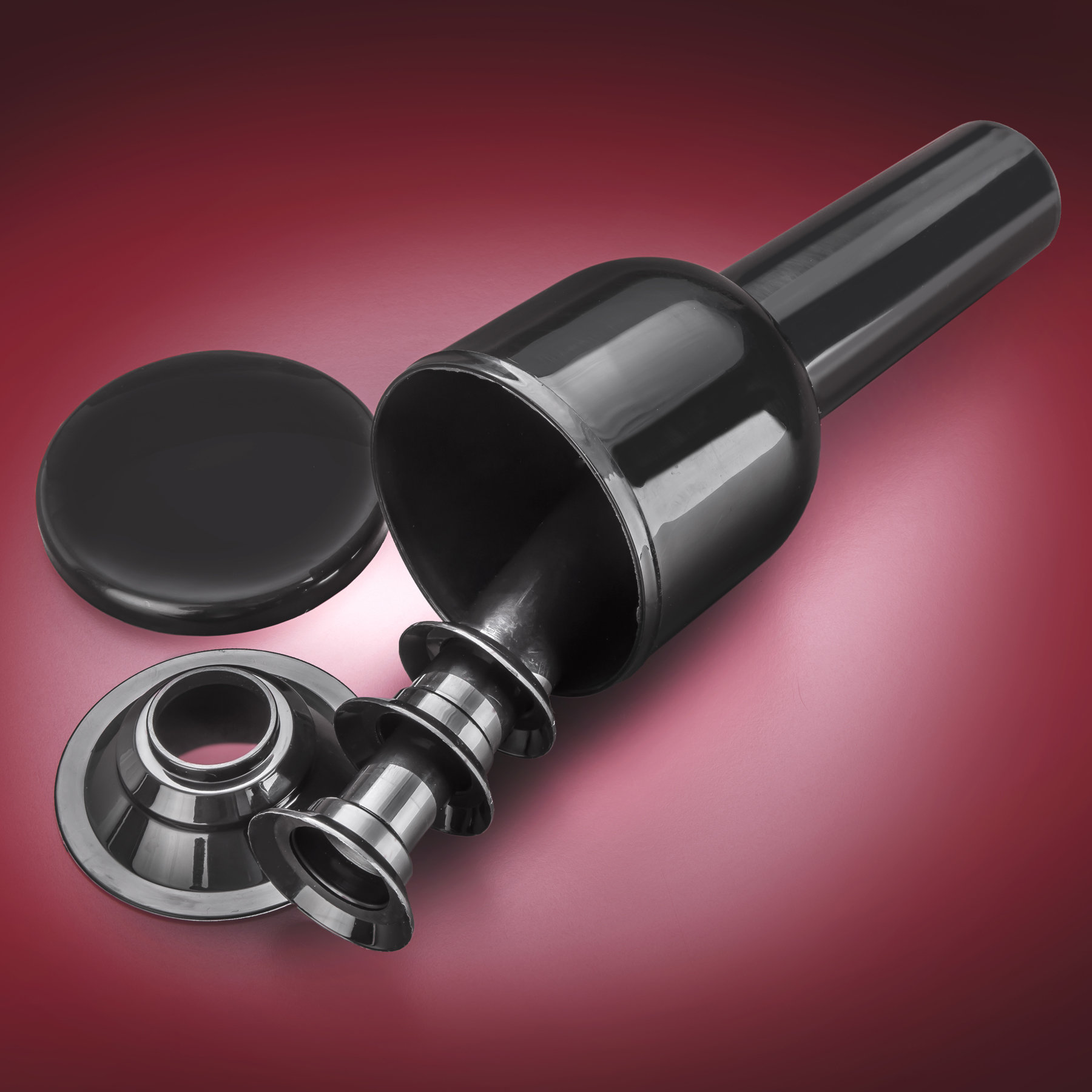 STX Turboforce II 4000 Series Electric Meat Grinder with Foot Pedal - Size #12 - BLACK