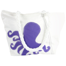 &quot;LAND-HO&quot; Handbag, Large, Purple Octopus