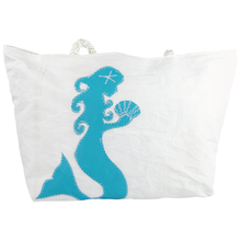 &quot;LAND-HO&quot; Handbag, Extra Large, Teal Mermaid