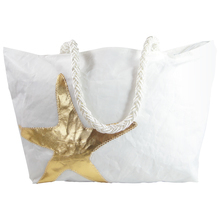 &quot;LAND-HO&quot; Handbag, Extra Large, Gold Starfish