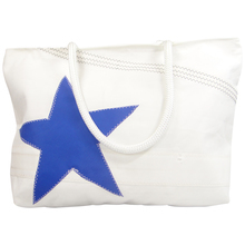 &quot;LAND-HO&quot; Handbag, Extra Large, Blue Star