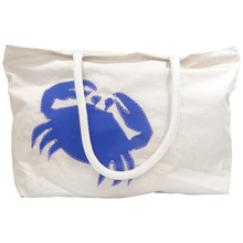 &quot;LAND-HO&quot; Handbag, Extra Large, Blue Crab