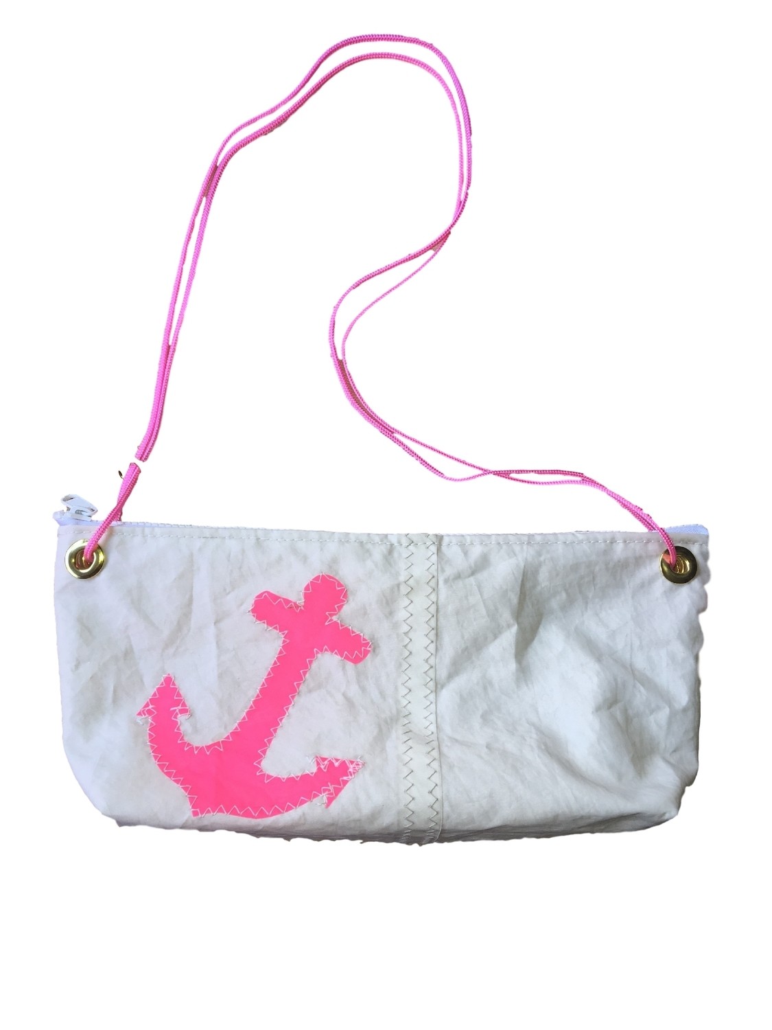 &quot;NAUTI-GIRL&quot; Handbag, Pink Anchor