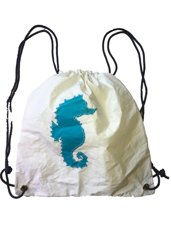 &quot;BERMUDA&quot; BACKPACK, Teal Seahorse