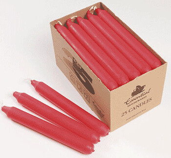 Dinner Candles Pure Paraffin Wax 190 mm Long