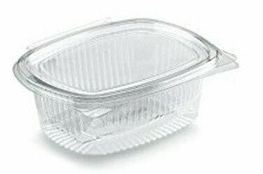 Round Hinged Food Containers