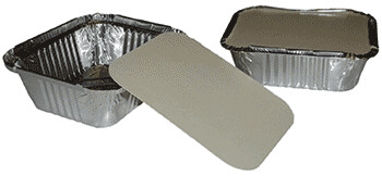 No1 Takeaway Aluminium Foil Food Containers+Lids