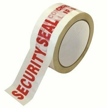 Security Printed Tape, quantity: 6