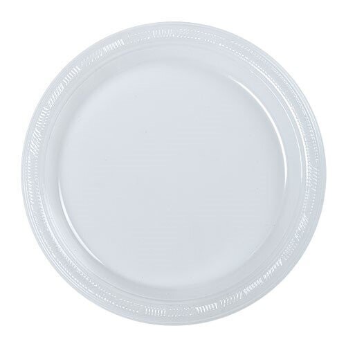 Disposable White Plastic Plates 10'' Party / Catering (Limited Stock)