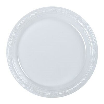 Disposable White Plastic Plates 10'' Party / Catering (Limited Stock)