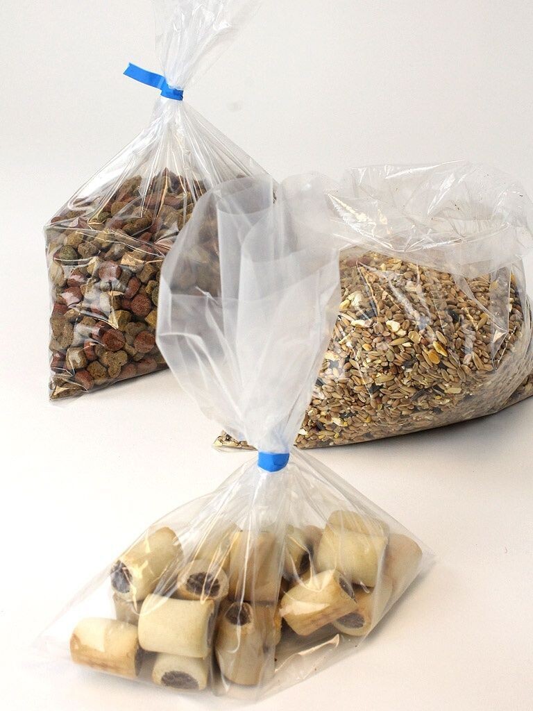 Clear Polythene Food Bags 500 Gauge