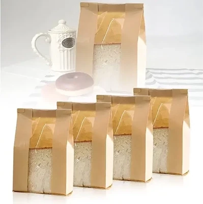Film Front Food Paper Bags
