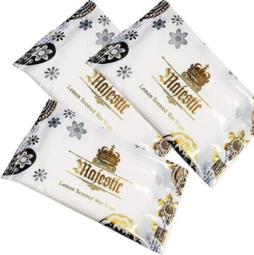 1000 Majestic Lemon Scented Fresh Wet Hand Wipes