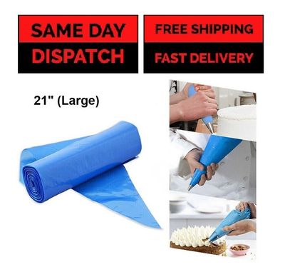 Icing Piping Bags Blue 21" Savoy Cake Pastry Cookies ,Decoration Bag, for Bakers