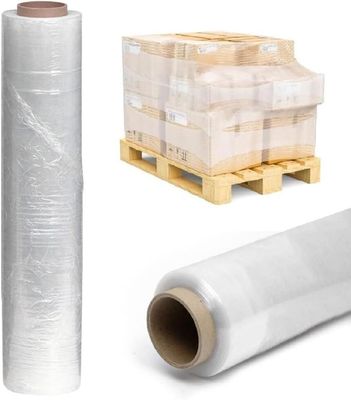 Clear Non Extended Core Pallet Wrap Roll  500mm x 250m 23mu