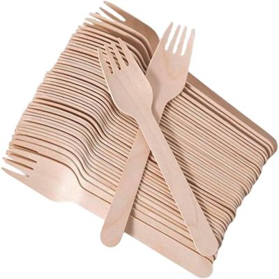 Biodegradable Disposable Wooden Forks Biodegradable Disposable Wooden Forks