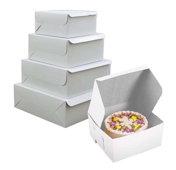 White Cake Boxes