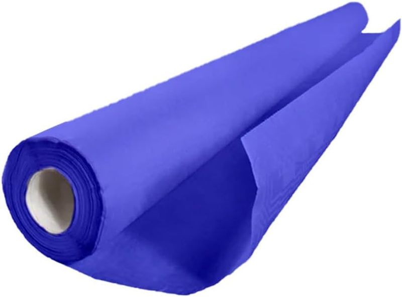 Paper Banquet Roll/ Table covers, Size: 7m, Colour: Blue, No of Rolls: 1 roll