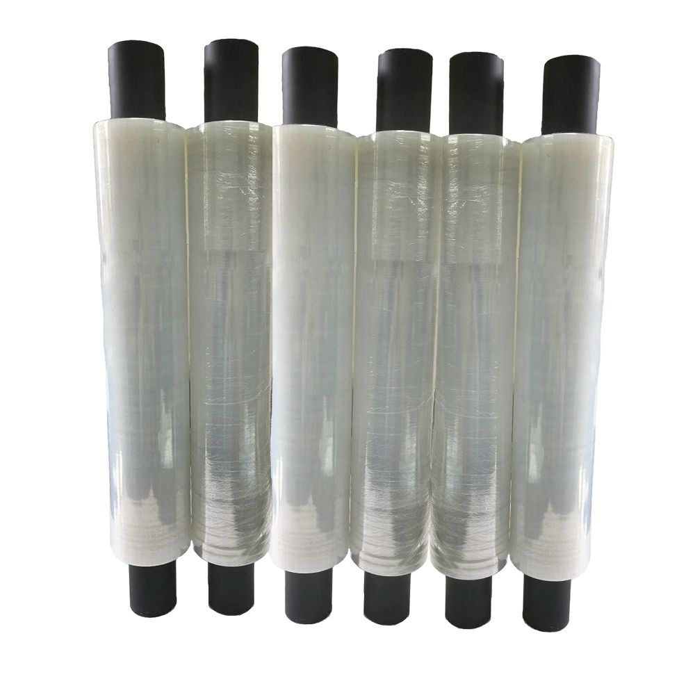 Pallet Wrap Stretch Shrink Cling Film Plastic Extended Core - 400mm x 200m 23mu, COLOR: CLEAR, QTY: 1 Roll