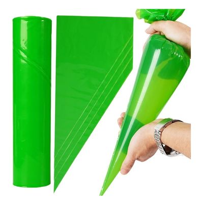 Disposable Icing Bags Green Savoy Cake Pastry Decorating Bags - 21" (large)