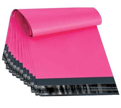 Polythene Mailing Bags Pink Self Seal Postal Parcel Bags - All Sizes
