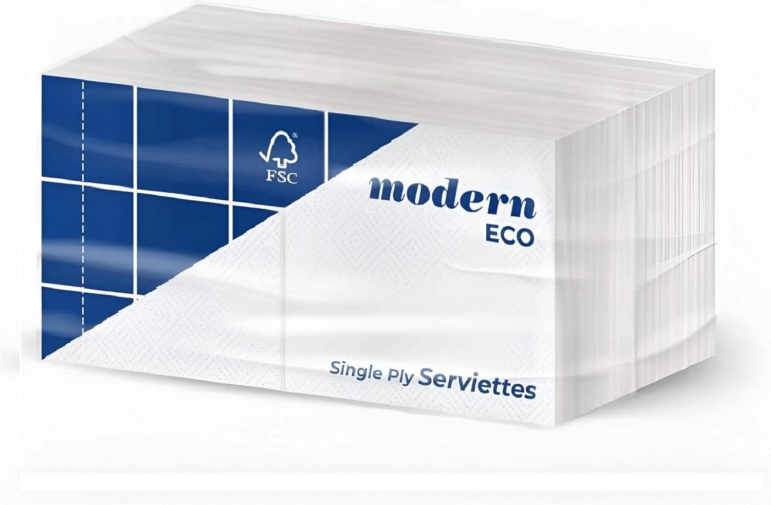 460 x Modern Luxury Soft White Paper Napkins Tissue Paper 28cm x 28cm 1Ply