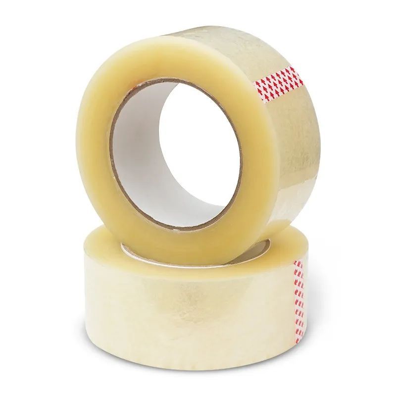 Parcel Packaging Tape Heavy Duty Carton Sealing Tape Low Noise - 48mm x 66m, COLORS: CLEAR, QTY: 6 Rolls