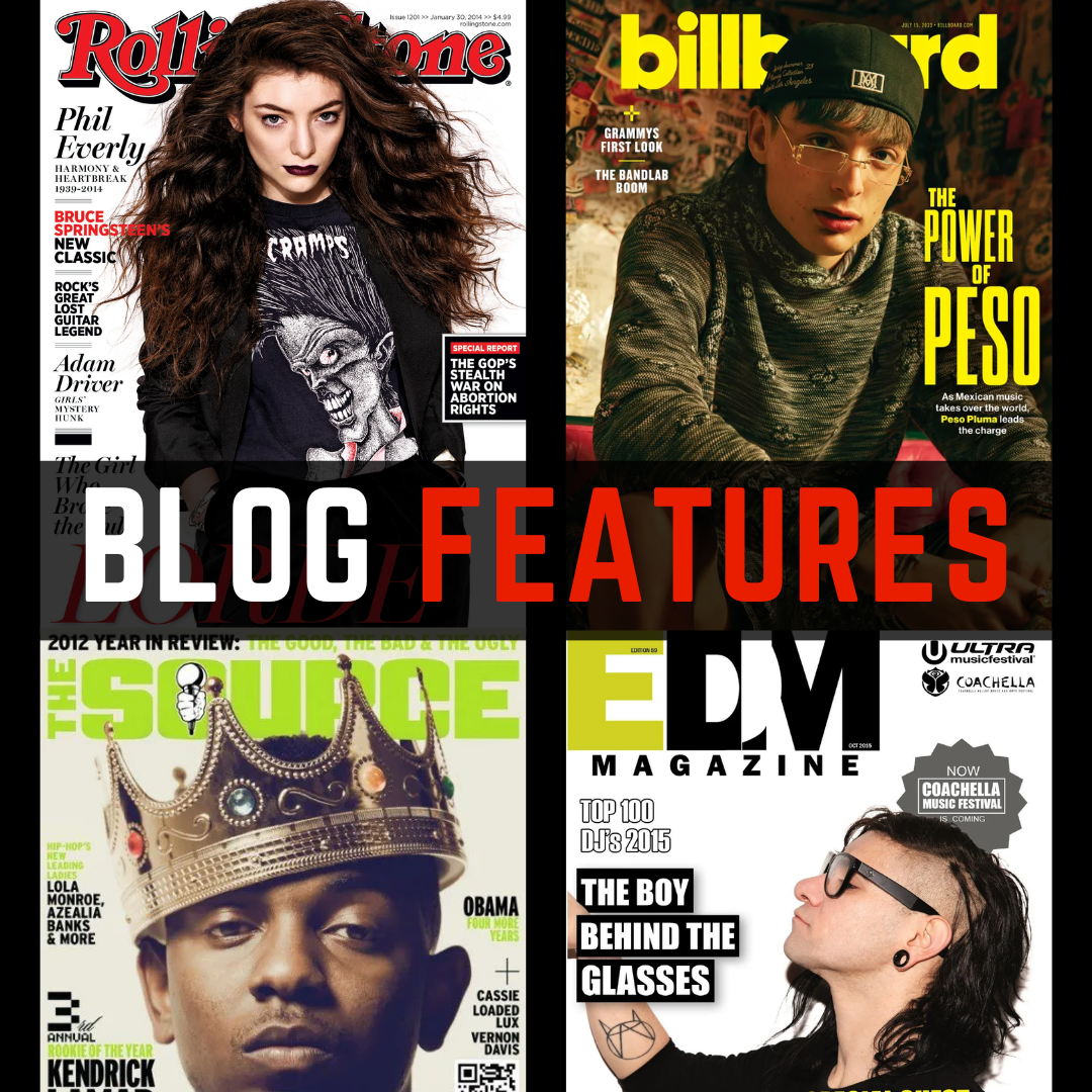 Major Music Blog Features