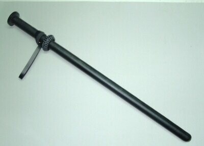 Defensa 68 cm anti disturbios con roseta y correa de seguridad