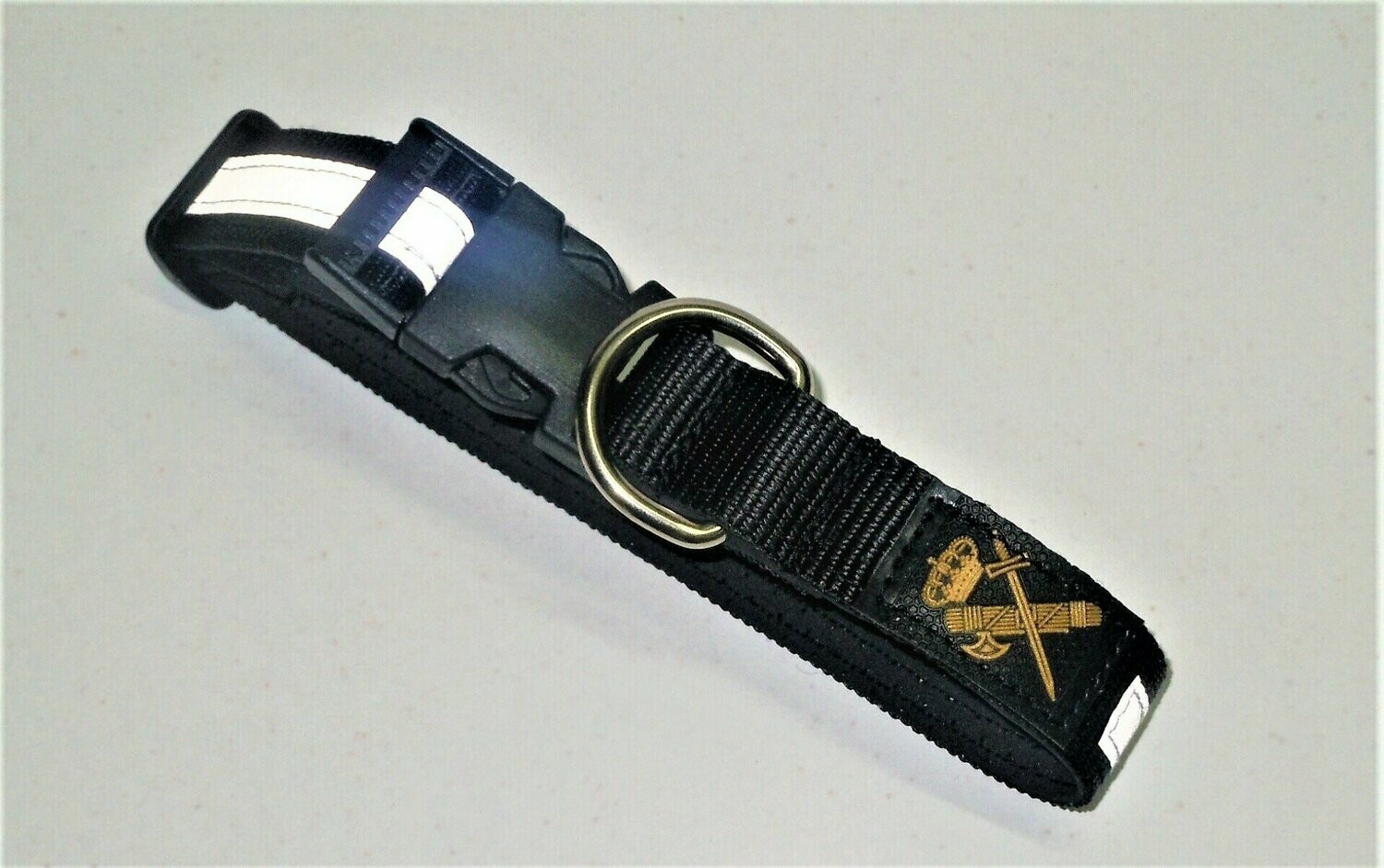 Collar perro Nailon/Eva emblema Guardia Civil